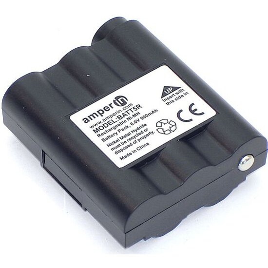 Аккумулятор Amperin для Midland GXT1000 GXT300 GXT400 (BATT-5R) 700mAh 6V Ni-Mh (2533987)