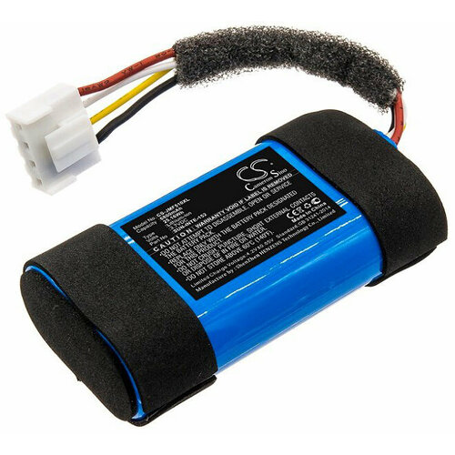 аккумуляторная батарея для jbl flip 5 3 7v 5200mah oem Аккумулятор CameronSino CS-JMF510XL для акустики JBL Flip 5 Eco, Flip 5 Ocean (49-364800-1BAT2-A, SUN-INTE-152) 6800mAh