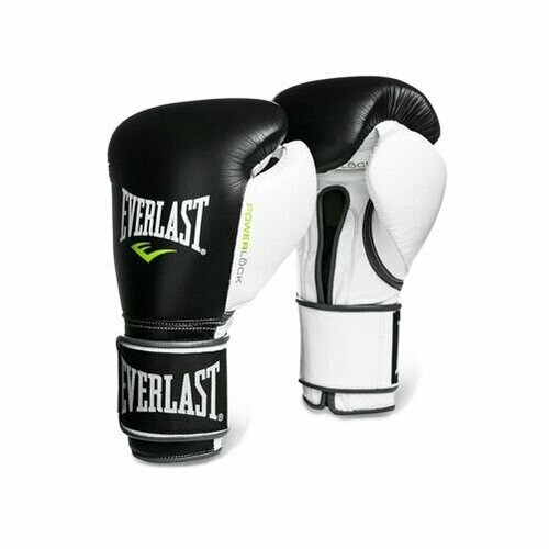фото Перчатки тренировочные everlast powerlock 18oz черно-белые