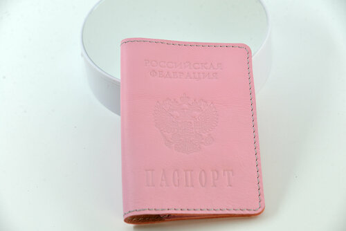 Обложка для паспорта  0000000103, розовый