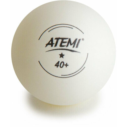 Мячи для настольного тенниса Atemi 1* белые, 6 шт. ракетка для настольного тенниса atemi 300 cv