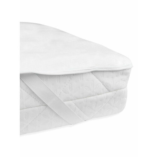 Наматрасник Bamboola непромокаемый теплый из велюра 60х120 см Белый 808₽