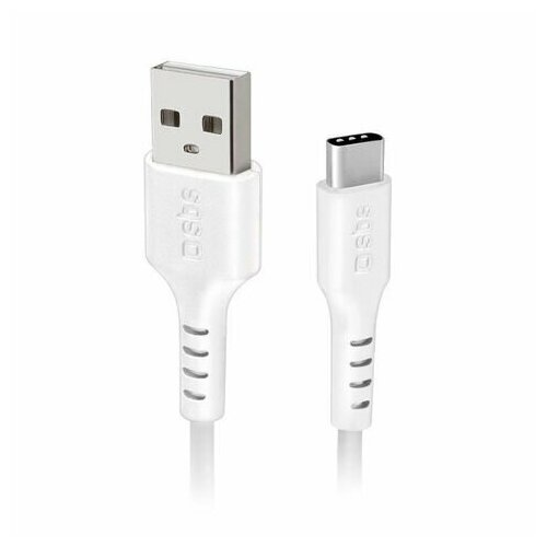 SBS Mobile кабель зарядный USB 2.0 Type-C, длина 1,5 м, белый