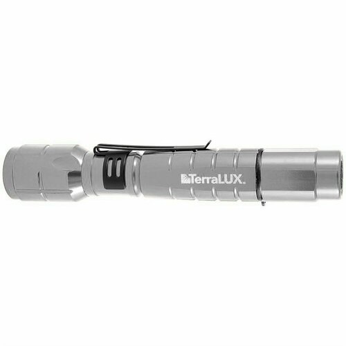 фото Фонарь terralux led, 300/150 люмен, блистер / silver