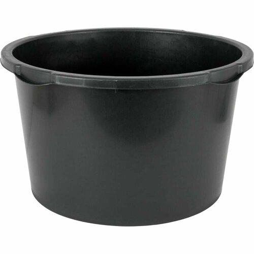 Круглый строительный таз павловская Заря 60 литров, черный 757031