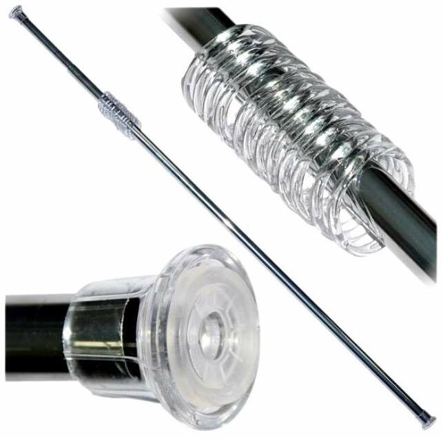 фото Карниз для ванной AQUA-PRIME металлик