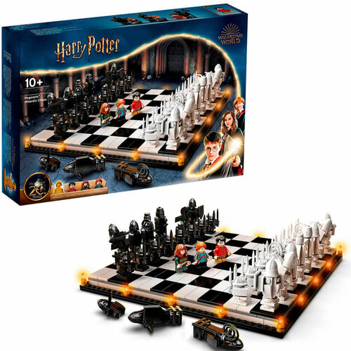Конструктор Гарри Поттер Harry Potter "Хогвартс: Волшебные Шахматы" 876 деталей