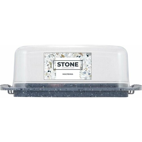 Масленка SUGAR&SPICE STONE темный камень 180*95*65 П-Ц