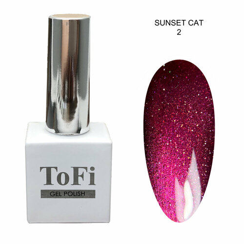 Гель-лак ToFi Sunset Cat №2 10 мл гель лак патайя витраж 10 мл