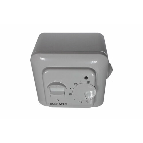 Терморегулятор Climatiq BT белый, накладной, механическое управление