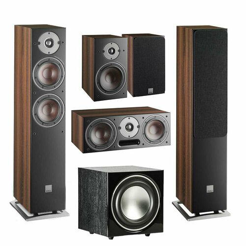 Комплект акустики Dali Oberon 7 51 dark walnut 28556000₽