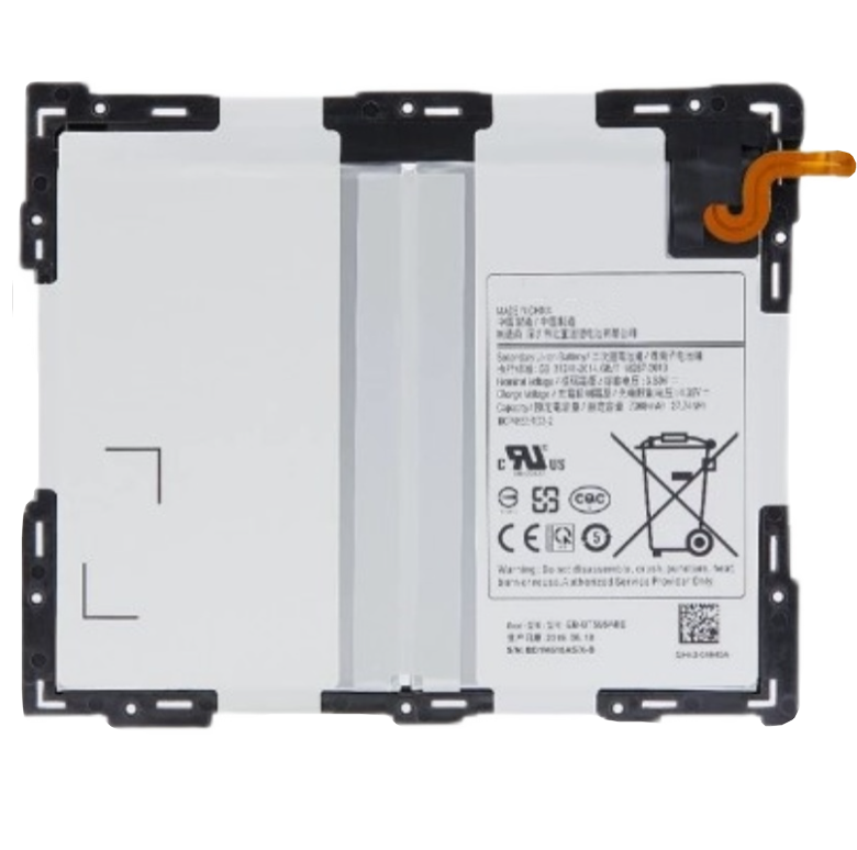 Аккумуляторная батарея MyPads 7300mAh EB-BT595ABE для планшета Samsung Galaxy Tab A 10.5 SM-T595 (2018) + инструменты для вскрытия