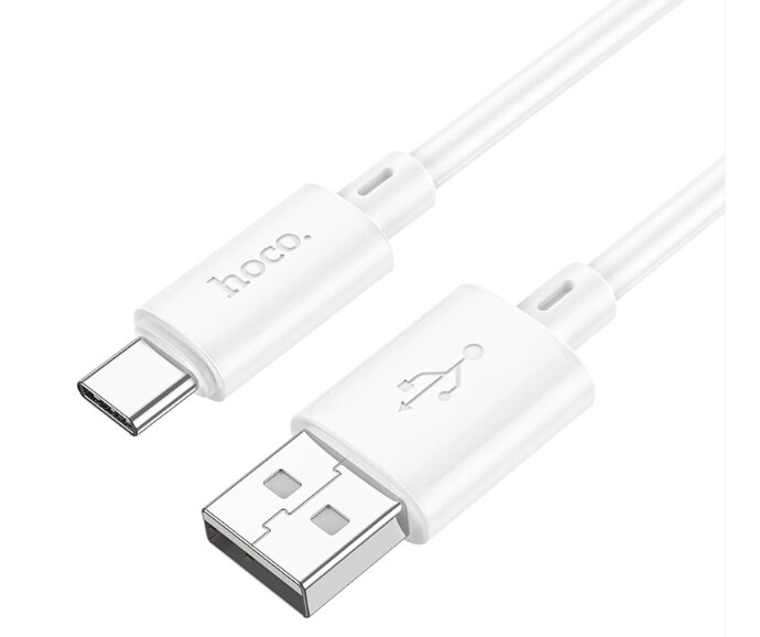 Кабель USB Type-C (m) - USB(m) HOCO X88 1м 3A  белый