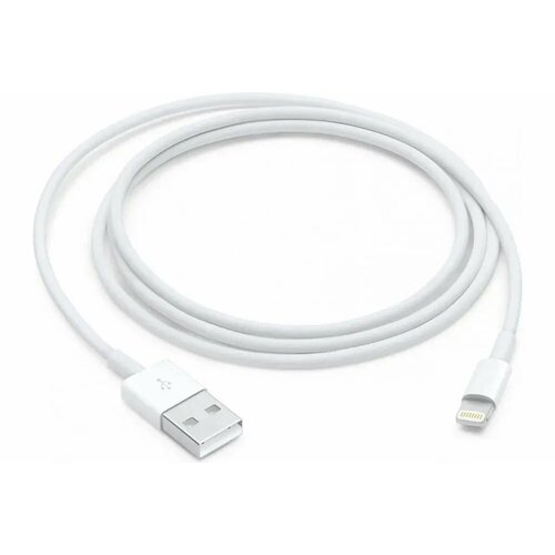 Зарядный кабель / кабель для зарядки / Lightning to USB A 2.4A, 1 метр кабель зарядный usb lightning для iphone ipad ipod 2 4 a 1 метр