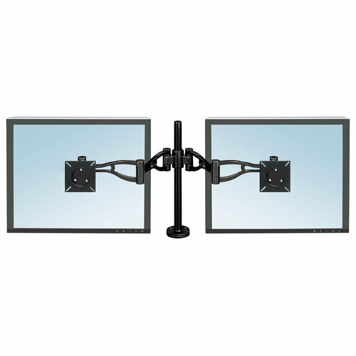 Кронштейн для монитора Fellowes DEPTH ADJUSTABLE DUAL MONITOR ARMS (CRC80417)