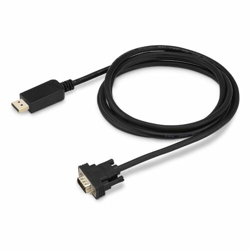 Кабель Display Port Buro 1.1v, DisplayPort (m) - VGA (m), GOLD , круглое, 2м [bhp dpp_vga-2]