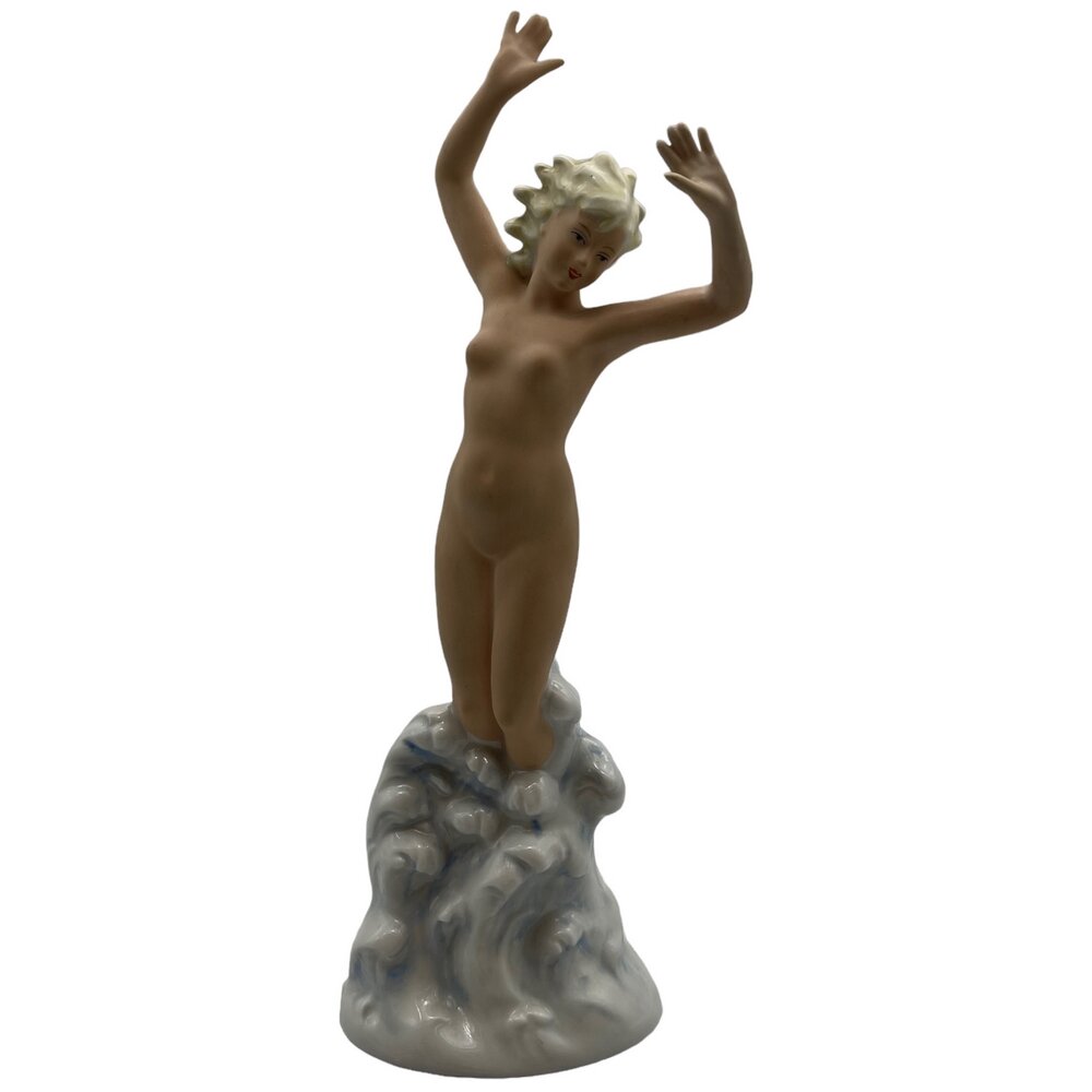 Фарфоровая статуэтка "Афродита" (Купальщица, Выходящая из пены), 1974-1990 гг, WAGNER & AP, Германия