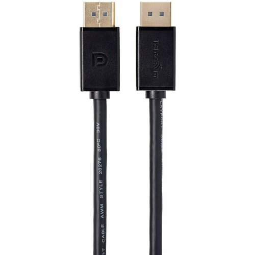 Кабель DisplayPort - DisplayPort, 1м, Telecom (TCG715-1M) кабель telecom displayport displayport cg712 1m 1 м 1 шт черный