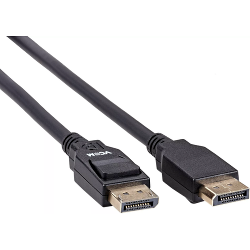 Кабель DisplayPort - DisplayPort, 2м, VCOM (CG651-2.0) 8k displayport splitter ultra hd dp 1 4 bi direction switcher 2x1 1x2 sst mst hub 8k 30hz 4k 120hz 32 4 gbps splitter adapter