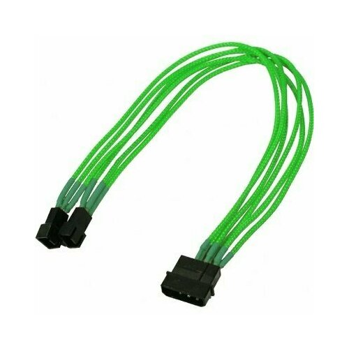 Переходник Molex - 2x 3-pin, 0.3м, Nanoxia (NX42A30G) 2x3 ts96