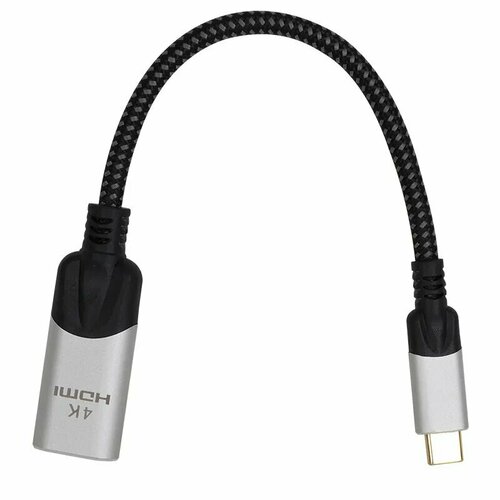 Переходник USB Type-C - HDMI, 0.15м, VCOM (CU423MV-4K)