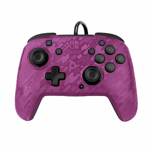 Геймпад проводной PDP для Nintendo Switch Faceoff Deluxe + Audio Wired Controller (Purple) геймпад проводной powera enhanced wired controller red xbgp0008 01