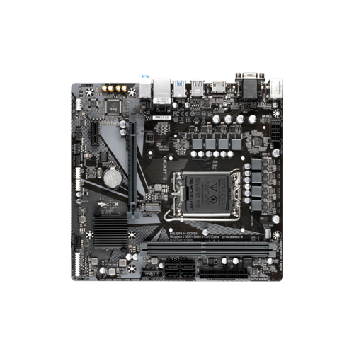 Материнская плата GIGABYTE H610M H DDR4 LGA1700 H610 2DDR4 D-SubHDMI 4 SATA 6 Гбс M2 Audio Gb LAN USB 32 USB 20 COM1 header mATX 1638000₽