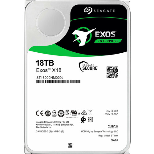 Жесткий диск HDD Seagate Жесткий диск накопитель Seagate SATA 16TB 7200RPM ST16000NM000J 4616100₽
