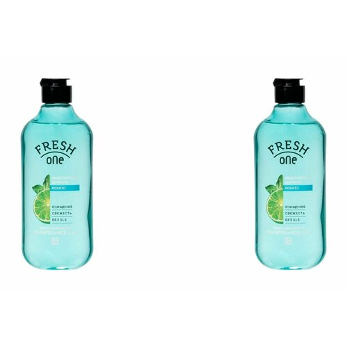 Fresh One Шампунь для волос, Глубоко очищающий Мохито 400 мл, 2 шт/