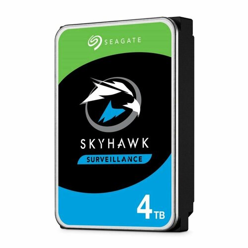 Жесткий диск 35 4TB Seagate SkyHawk Surveillance HDD ST4000VX016 SATA 6Gbs 5400rpm 256MB 24x7 CMR Air Bulk 980600₽