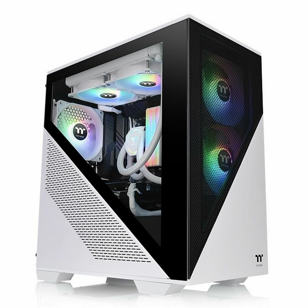 Divider 170 TG ARGB Snow/White CA-1S4-00S6WN-00 /Win/SPCC/Tempered Glass*1/120mm ARGB PWM Fan*2 Thermaltake - фото №1