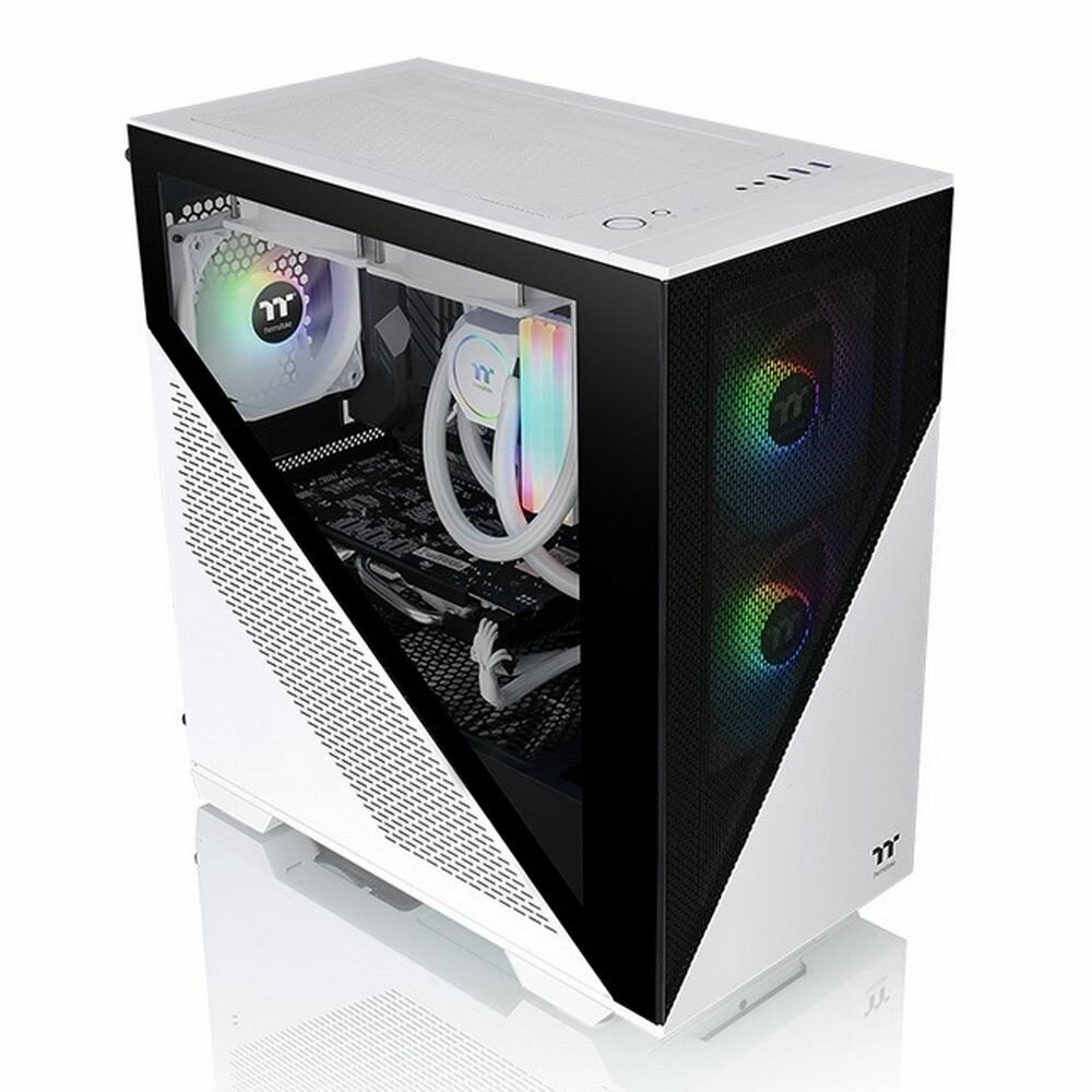 Divider 170 TG ARGB Snow/White CA-1S4-00S6WN-00 /Win/SPCC/Tempered Glass*1/120mm ARGB PWM Fan*2 Thermaltake - фото №2