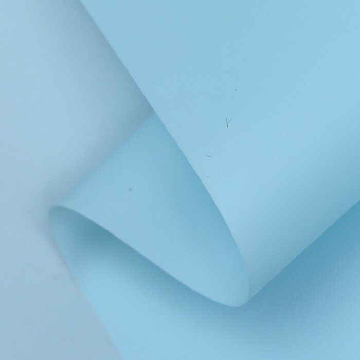 SUI Пленка матовая, "PASTEL", Небесно-голубой 0,59 х 7 м 180гр