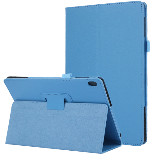 Защитный чехол-обложка MyPads для Lenovo Tab P11 TB-J606L / TB-J606F (2020/2021) / Pad 2021 (TB-J616) с подставкой голубой кожаный клавиатура с чехлом mypads для lenovo tab p11 tb j606l tb j606f 2020 2021 pad 2021 tb j616 съёмная беспроводная bluetooth клавиатура