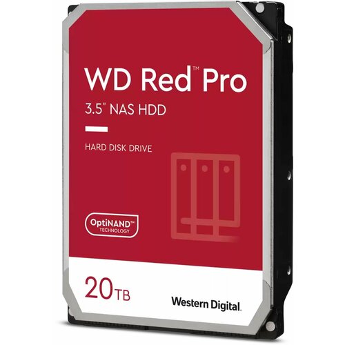 Жёсткий диск 20Tb SATA-III WD Red Pro WD201KFGX 61240₽