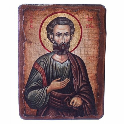 Икона Иоаким Богоотец под старину (13 х 17,5 см), арт IDR-766