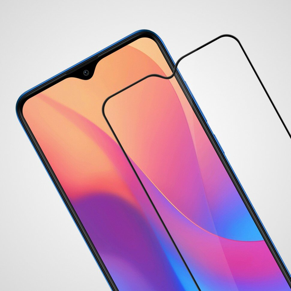 Стекло для Xiaomi Redmi 8 / 8A Amazing CP+Pro NILLKIN с пленкой на заднюю камеру (полная проклейка черная рамка)