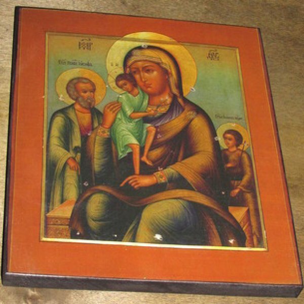 Икона Святое Семейство (копия старинной), арт STO-104