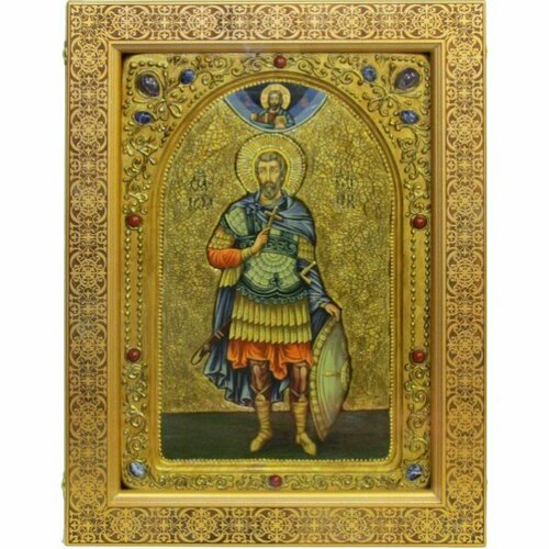 Икона Иоанн Воин рукописная, арт ИРП-743 икона иоанн воин арт ирп 253