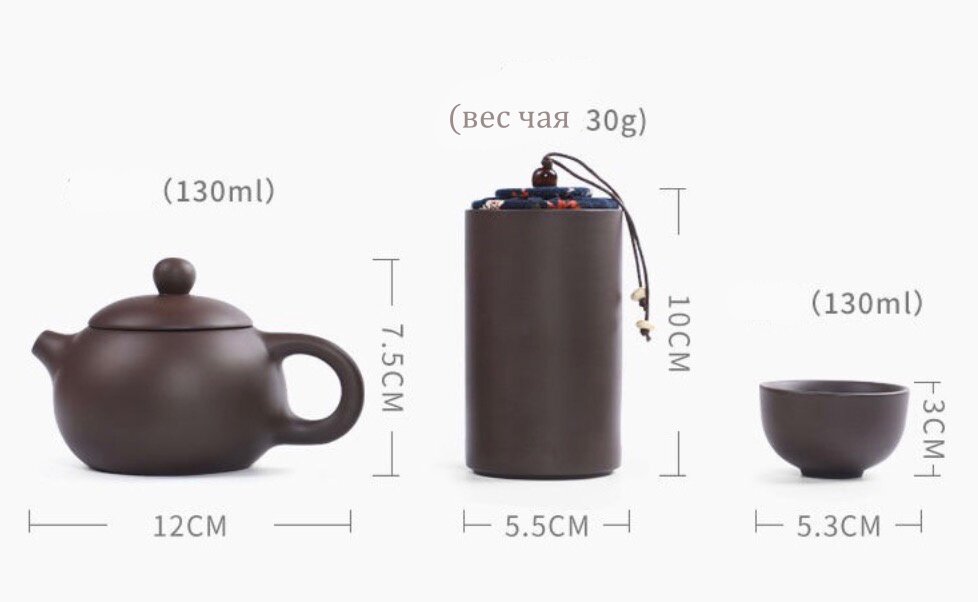 Чайный сервиз набор MyPads M-q-0012 в подарочной дорожной сумке-чехле. Оригинальный подарок на новоселье, День Рождение, Новый год, Рождество, 23. — фото 1
