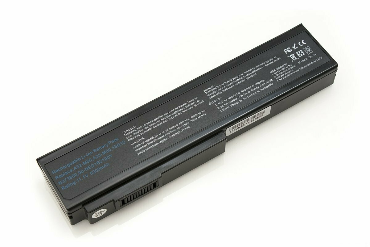 Аккумулятор для ноутбука ASUS M50VN 5200 mah 11.1V