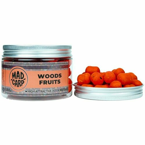 Бойлы (дамблсы) тонущие Mad Carp Baits WOODS FRUlTS (Лесные Фрукты) Dumbells бойлы плавающие mad carp baits woods frults pop ups лесные фрукты 12 мм