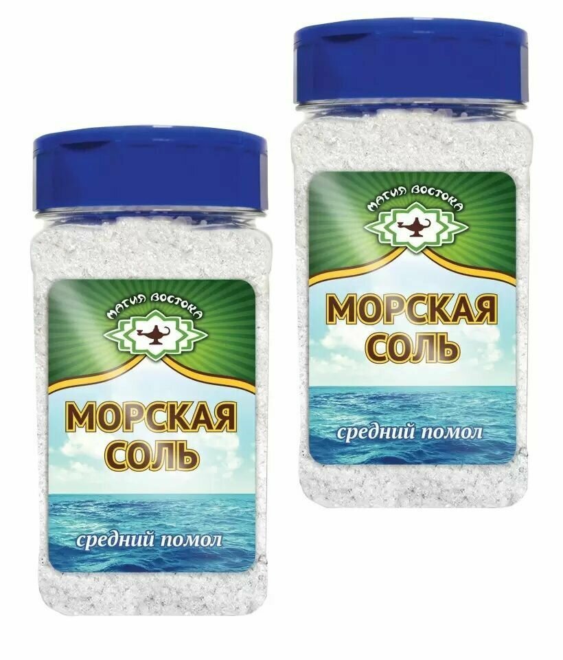Магия востока Соль Морская, 410 г, 2 штуки