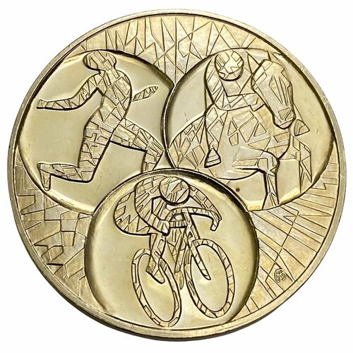Бельгия, настольная медаль Бельгийский олимпийский комитет №2087 1977 г.