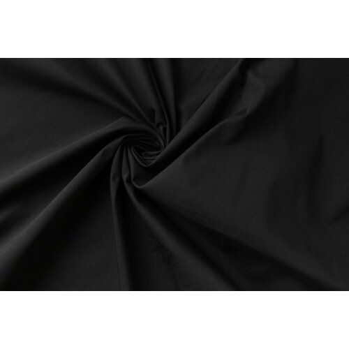 Ткань черный хлопок (костюмный)