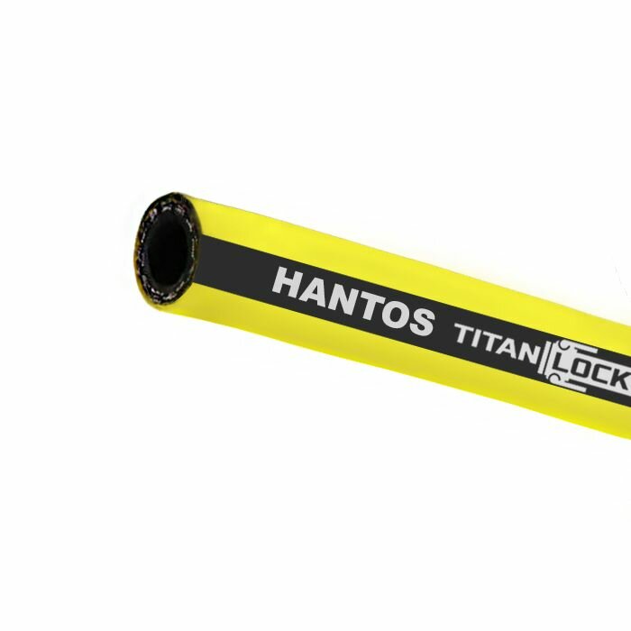 Рукав для воды и сжатого воздуха HANTOS желтый вн. диам. 32мм 20bar TL032HS TITAN LOCK 10 метров