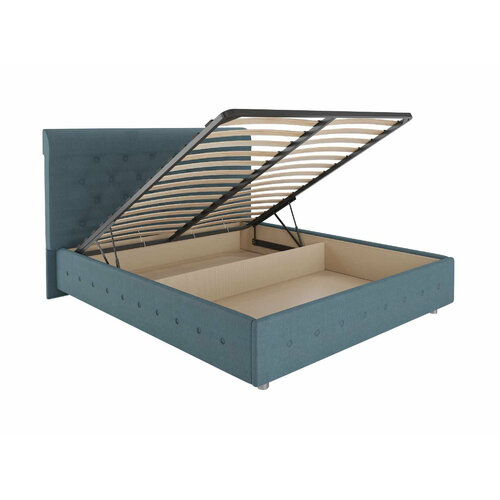 Мягкая кровать Андрия Полынь с металл. ПМ, 160х190 (Dimax)