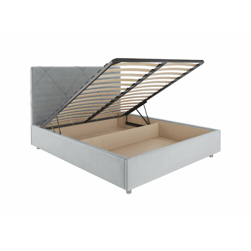 Мягкая кровать Альменно Агат с металл. ПМ, 180х200 (Dimax)