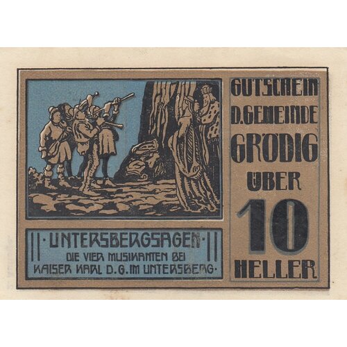 Австрия, Грёдиг 10 геллеров 1914-1920 гг. (№2) австрия грёдиг 10 геллеров 1914 1920 гг 1