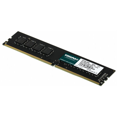 Kingmax Память DDR4 32Gb 3200MHz Kingmax KM-LD4-3200-32GS RTL PC4-25600 CL22 DIMM 288-pin 1.2В Ret оперативная память kingmax km ld4 3200 32gs ddr4 32гб 3200мгц dimm ret